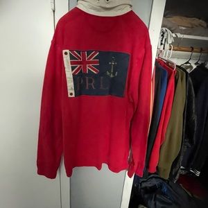Polo Ralph Lauren custom fit Union Jack rugby, L.